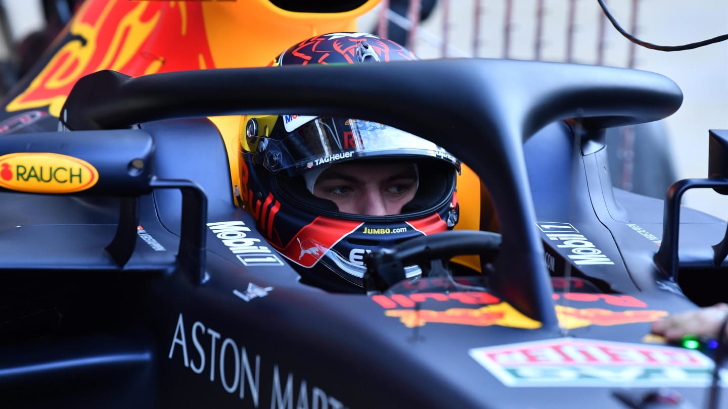 Max Verstappen (NED) Red Bull Racing RB14 at Formula One Testing, Day Two, Barcelona, Spain, 27 February 2018. © Mark Sutton/Sutton Images