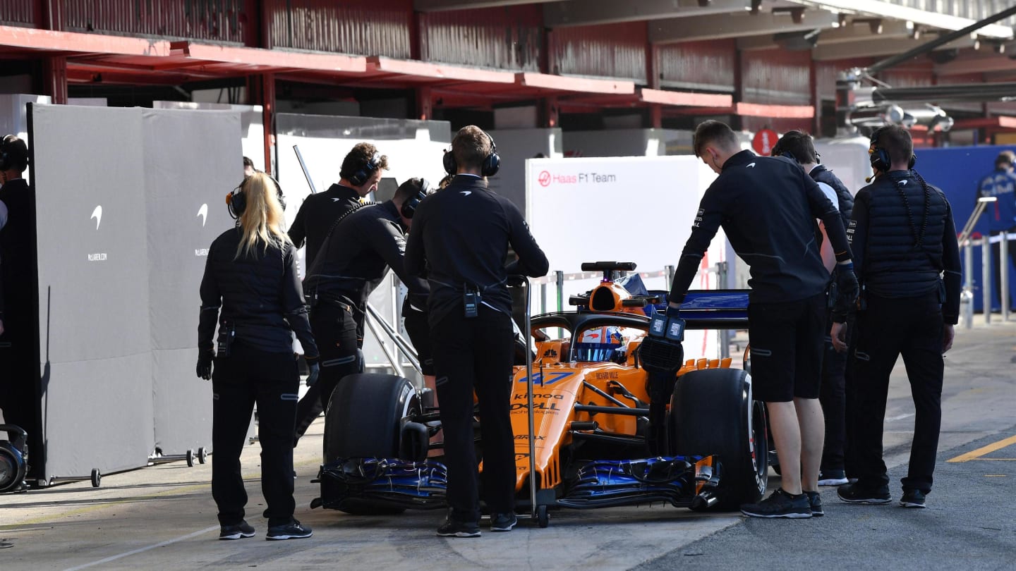 Lando Norris (GBR) McLaren MCL33 at Formula One Testing, Day One, Barcelona, Spain, Tuesday 15 May 2018. © Mark Sutton/Sutton Images