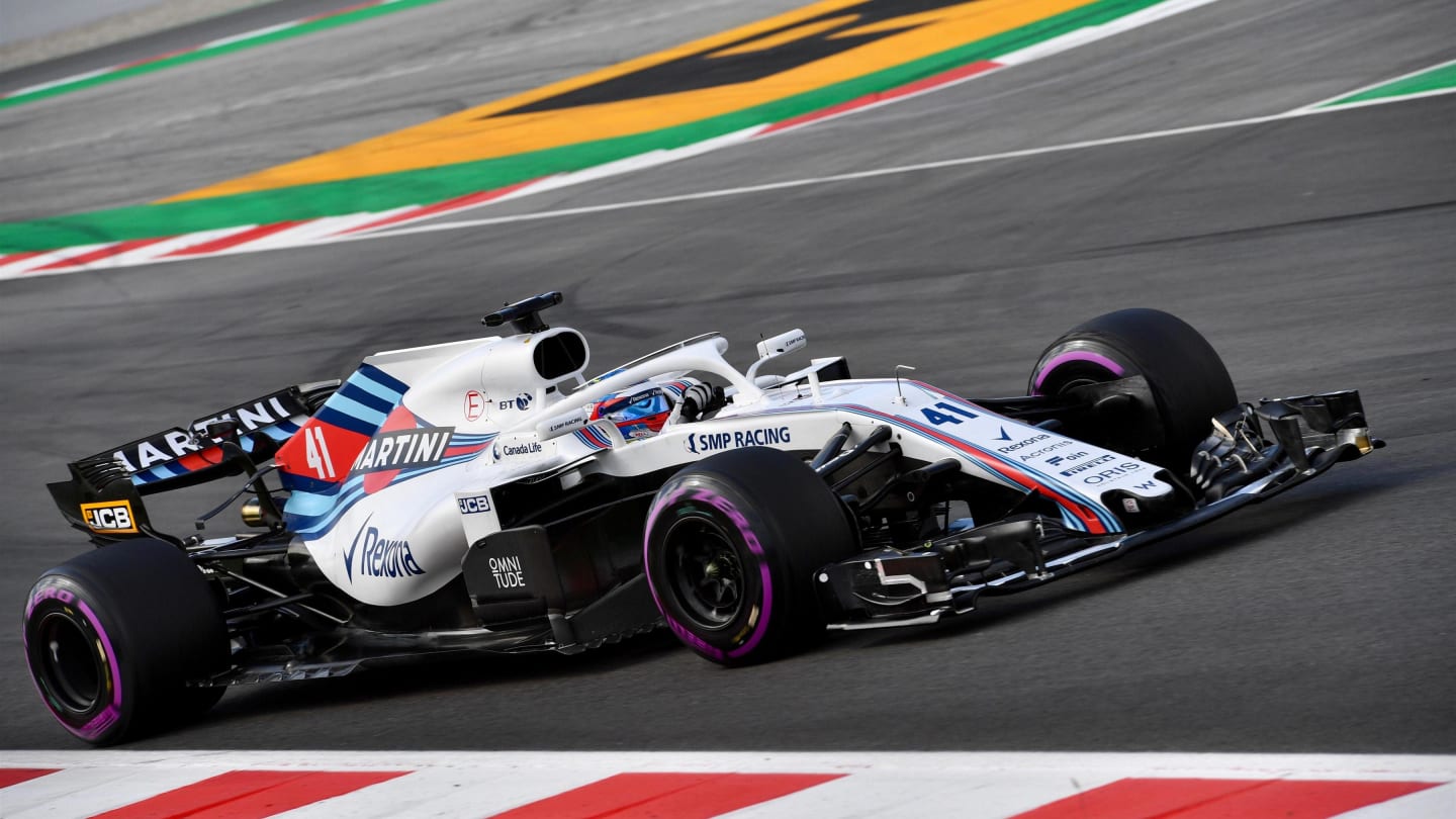 Oliver Rowland (GBR) Williams FW41 at Formula One Testing, Day One, Barcelona, Spain, Tuesday 15