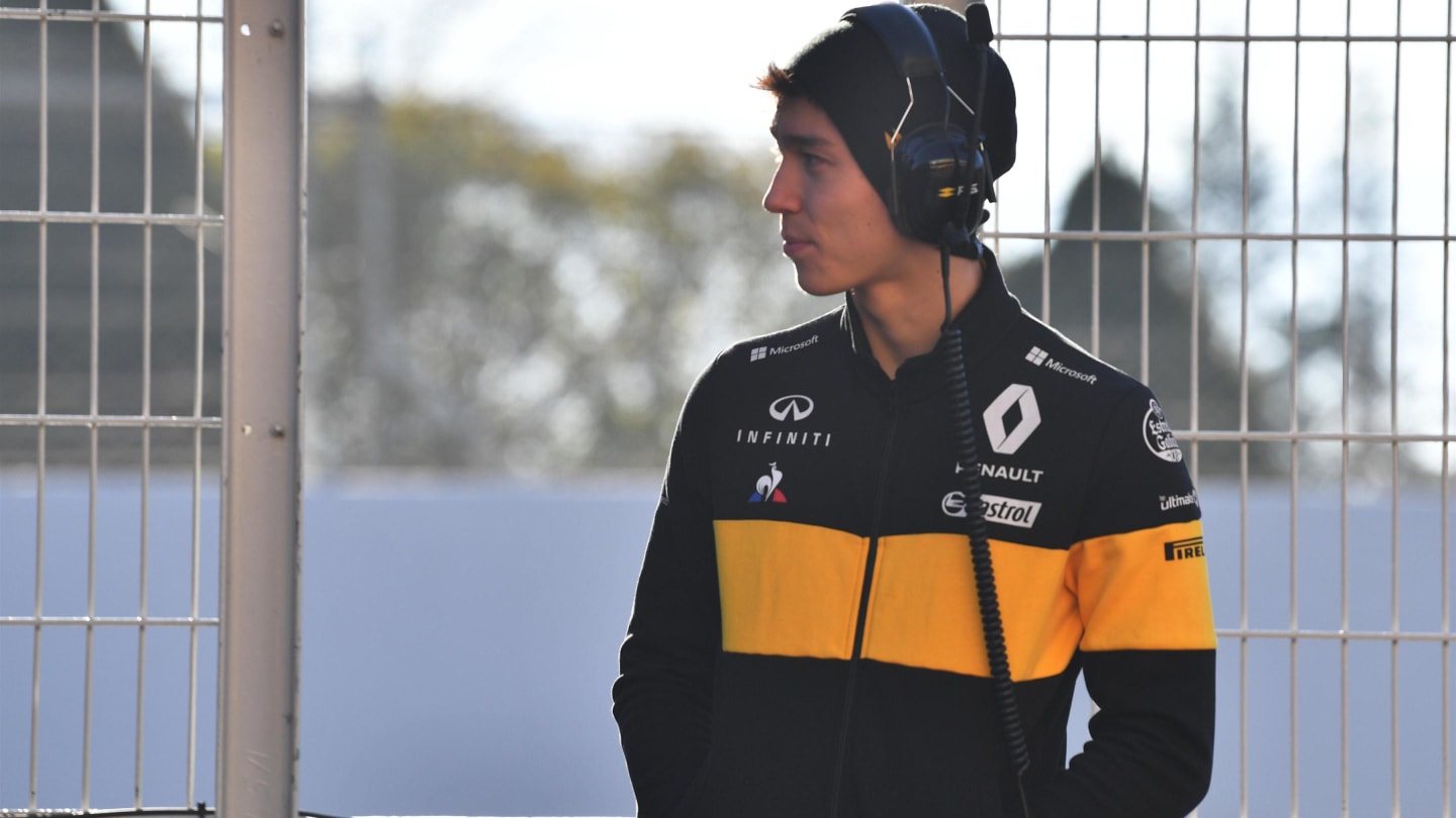 Jack Aitken (GBR) Renault Sport F1 Team Third and Reserve Driver at Formula One Testing, Day Four, Barcelona, Spain, 9 March 2018. © Mark Sutton/Sutton Images