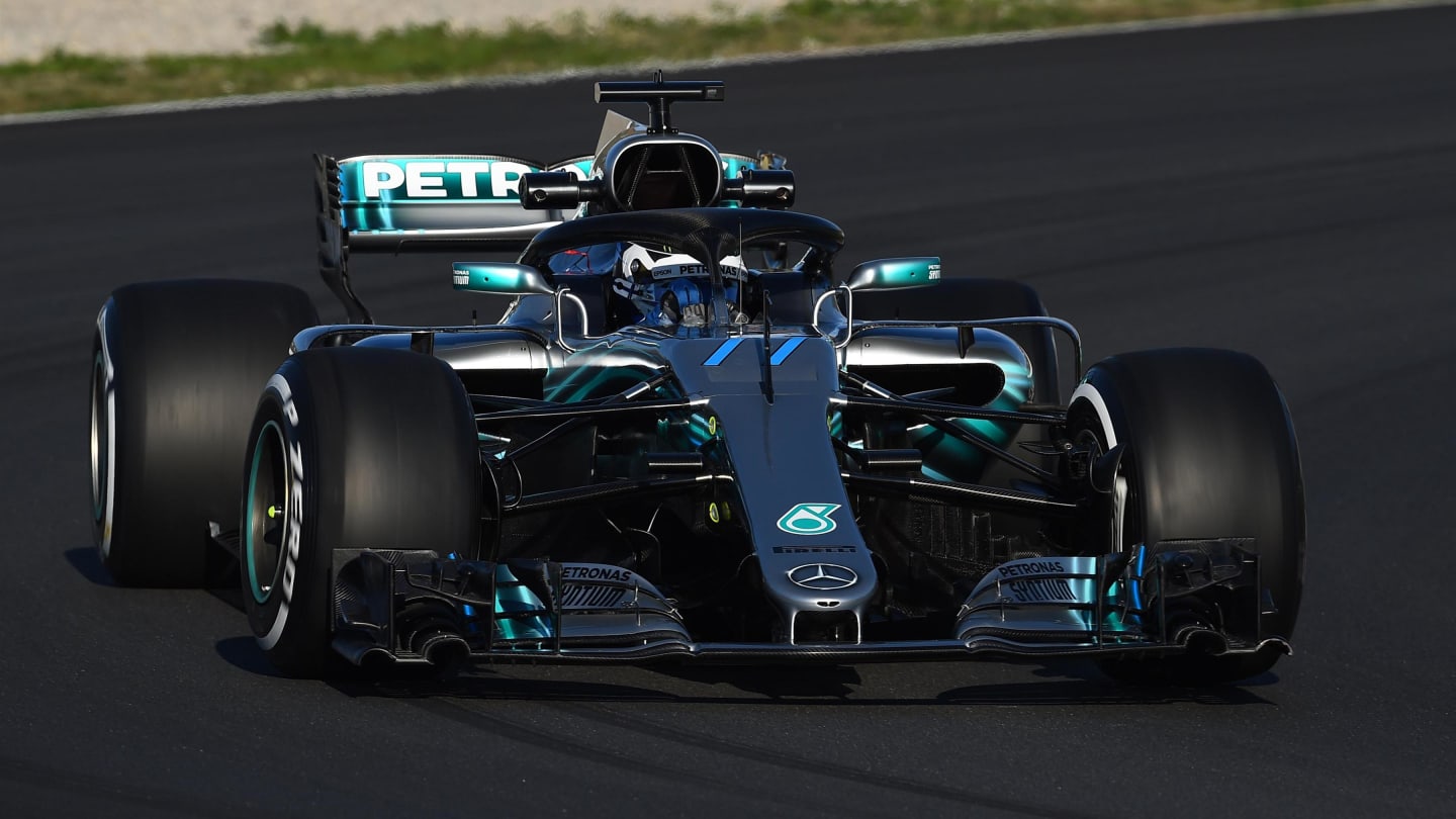 Valtteri Bottas (FIN) Mercedes-AMG F1 W09 EQ Power+ at Formula One Testing, Day One, Barcelona, Spain, 6 March 2018. © Jerry Andre/Sutton Images