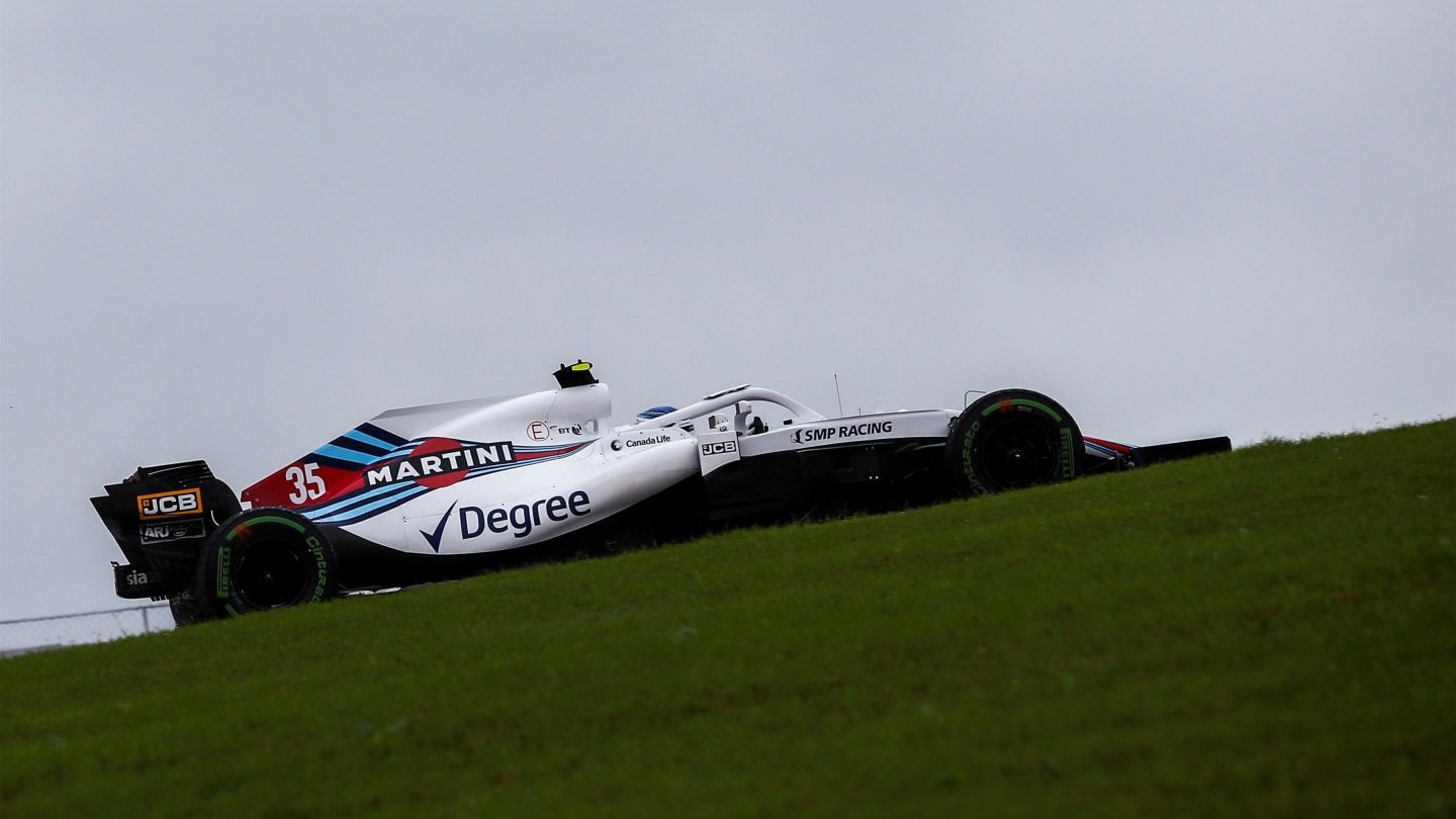 Sergey Sirotkin, Williams FW41 at Formula One World Championship, Rd18, United States Grand Prix, Practice, Circuit of the Americas, Austin, Texas, USA, Friday 19 October 2018.