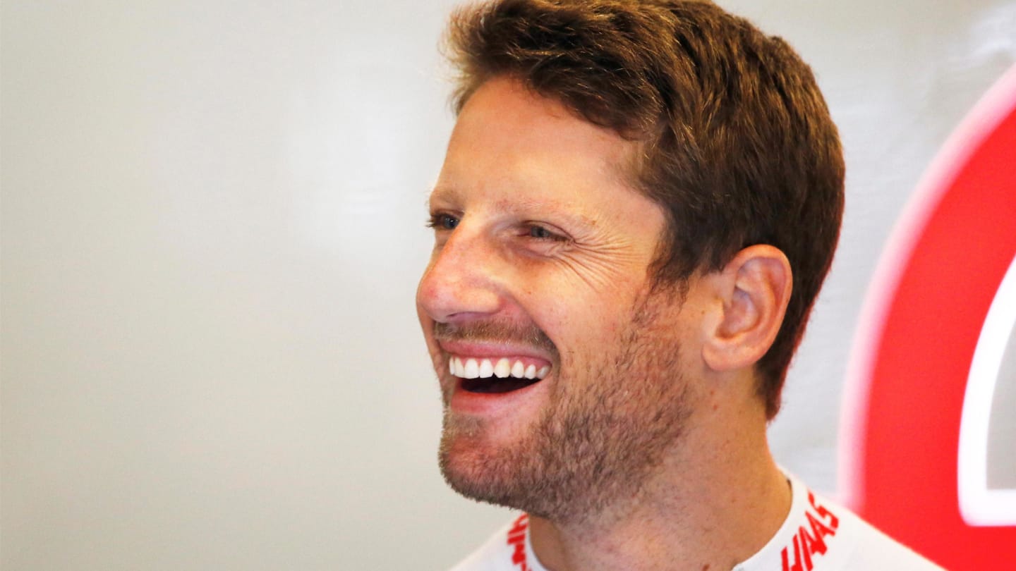Romain Grosjean, Haas F1 Team at Formula One World Championship, Rd18, United States Grand Prix, Practice, Circuit of the Americas, Austin, Texas, USA, Friday 19 October 2018.