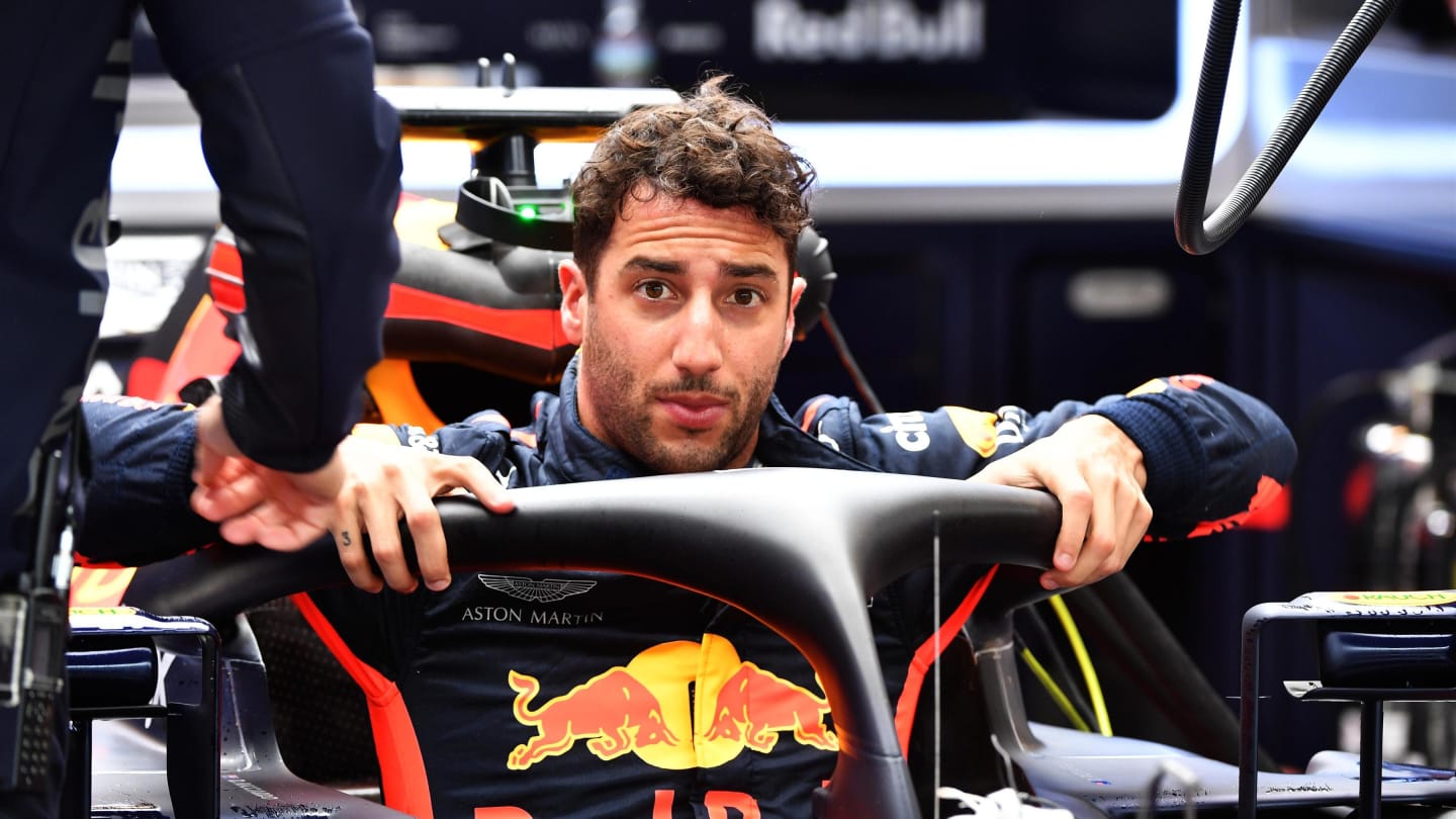 Daniel Ricciardo, Red Bull Racing RB14 at Formula One World Championship, Rd18, United States Grand Prix, Practice, Circuit of the Americas, Austin, Texas, USA, Friday 19 October 2018.