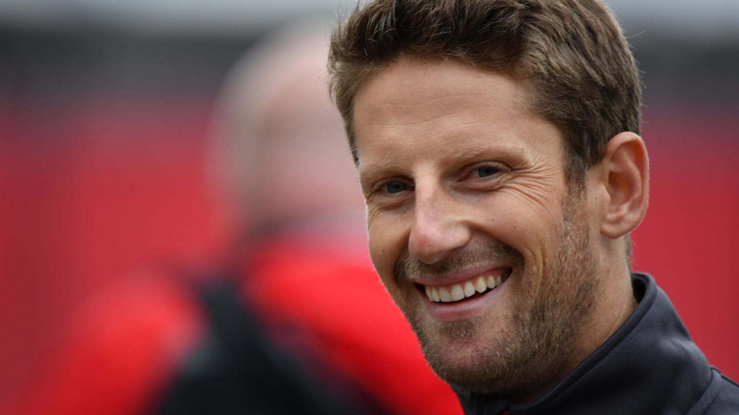 Romain Grosjean, Haas F1 Team at Formula One World Championship, Rd18, United States Grand Prix,