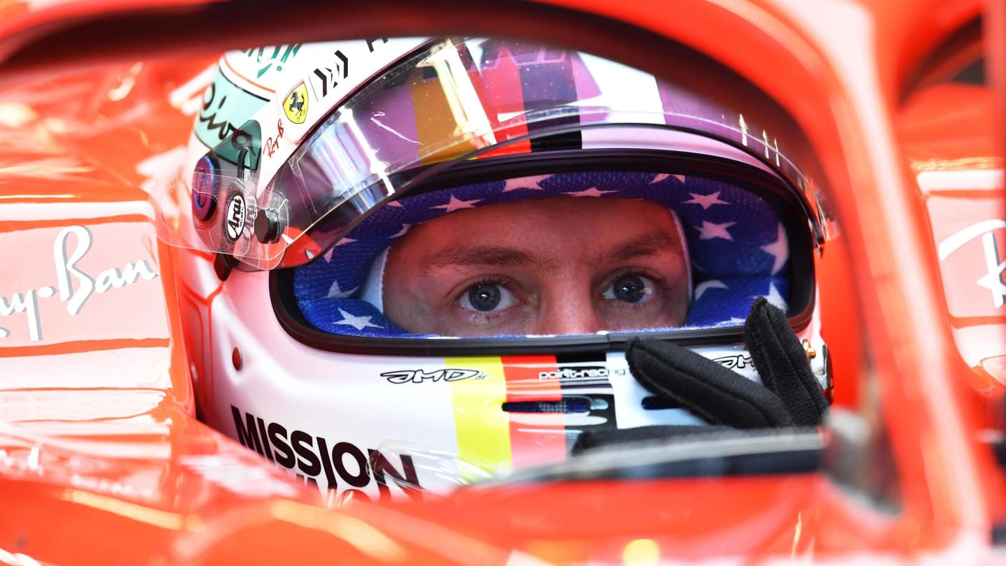 Sebastian Vettel, Ferrari SF71H at Formula One World Championship, Rd18, United States Grand Prix,