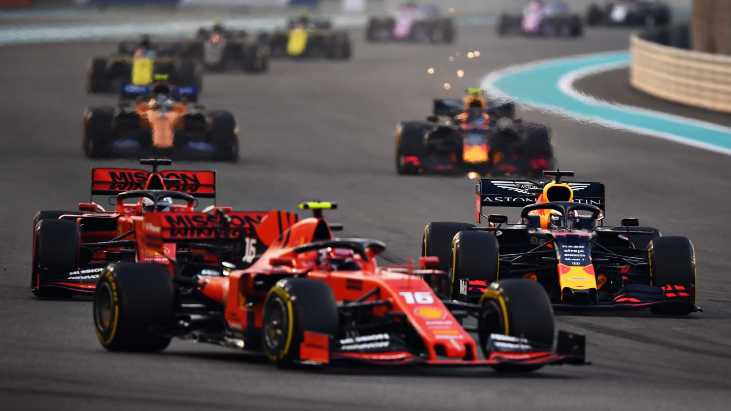 ABU DHABI, UNITED ARAB EMIRATES - DECEMBER 01: Max Verstappen of the Netherlands driving the (33)
