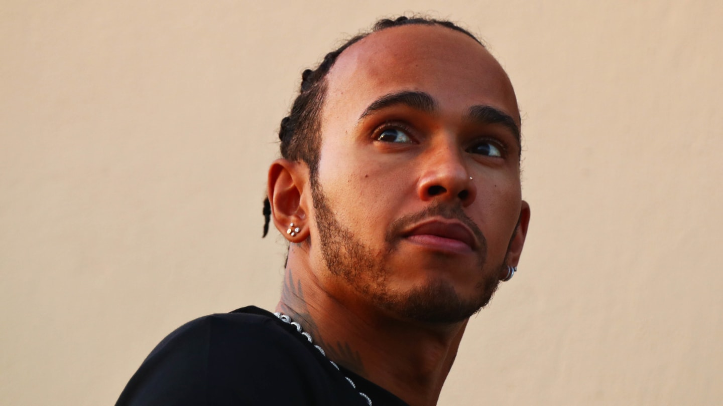 ABU DHABI, UNITED ARAB EMIRATES - NOVEMBER 28: Lewis Hamilton of Great Britain and Mercedes GP