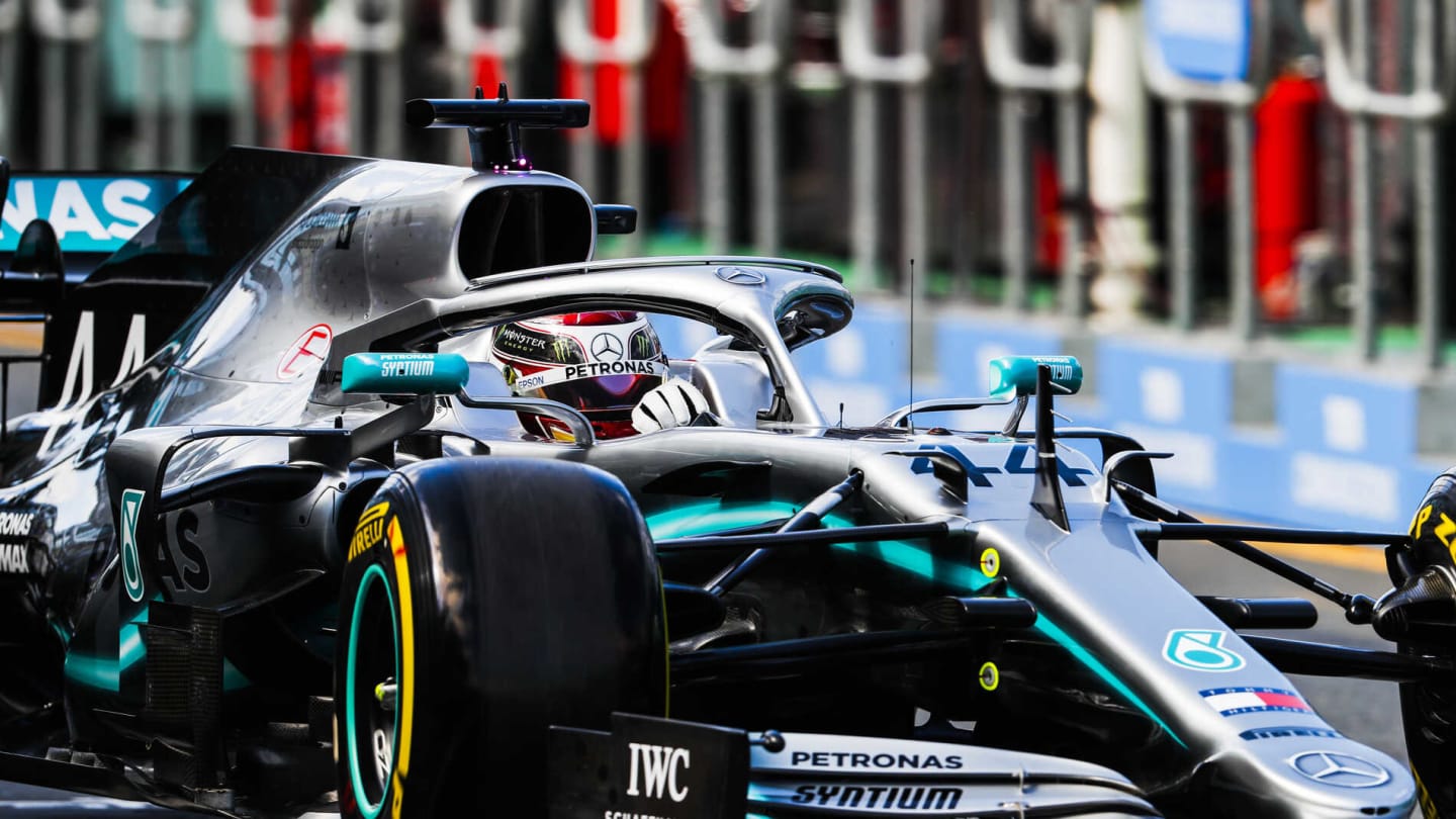 MELBOURNE GRAND PRIX CIRCUIT, AUSTRALIA - MARCH 15: Lewis Hamilton, Mercedes AMG F1 W10 during the