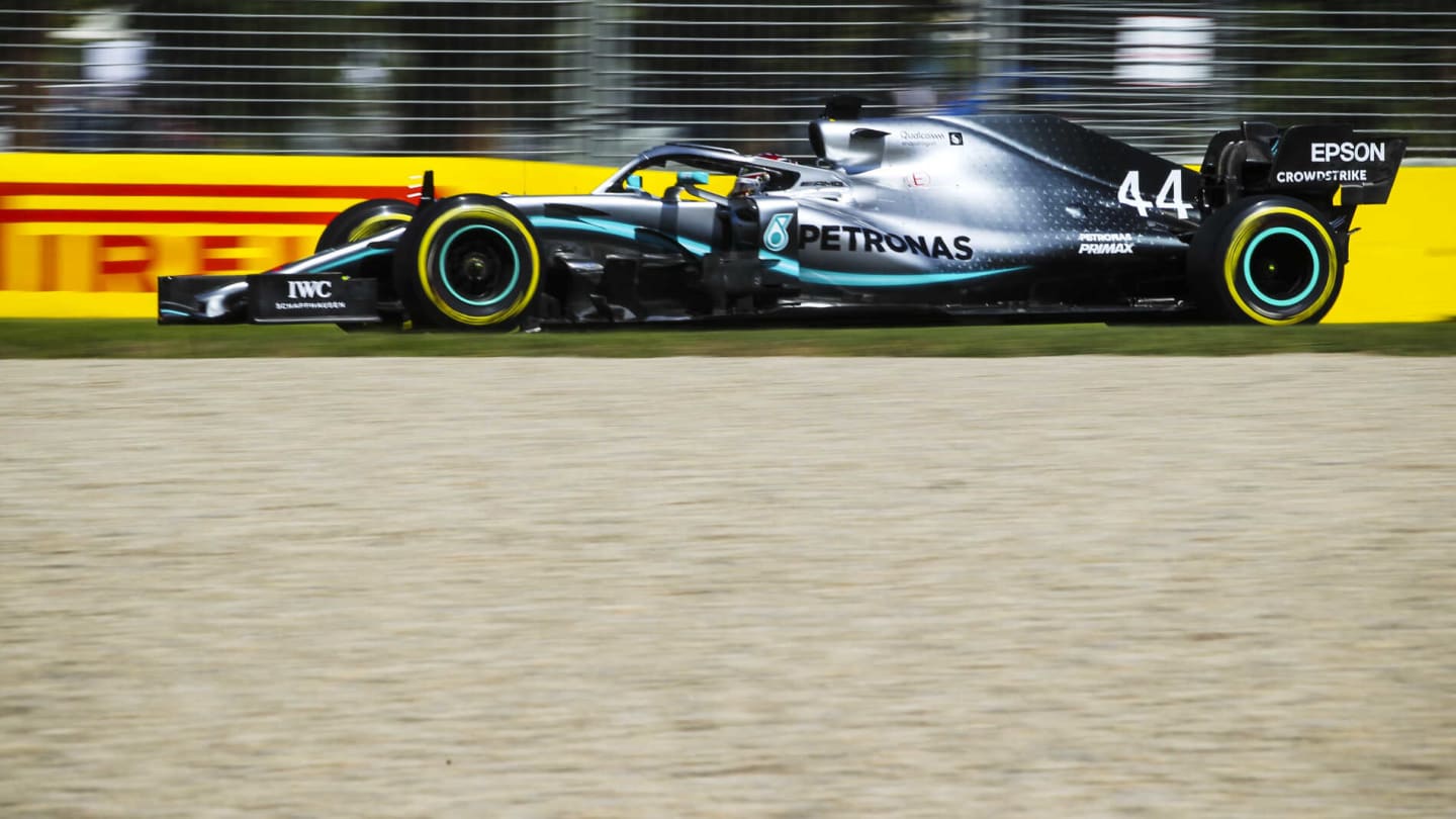 MELBOURNE GRAND PRIX CIRCUIT, AUSTRALIA - MARCH 15: Lewis Hamilton, Mercedes AMG F1 W10 during the