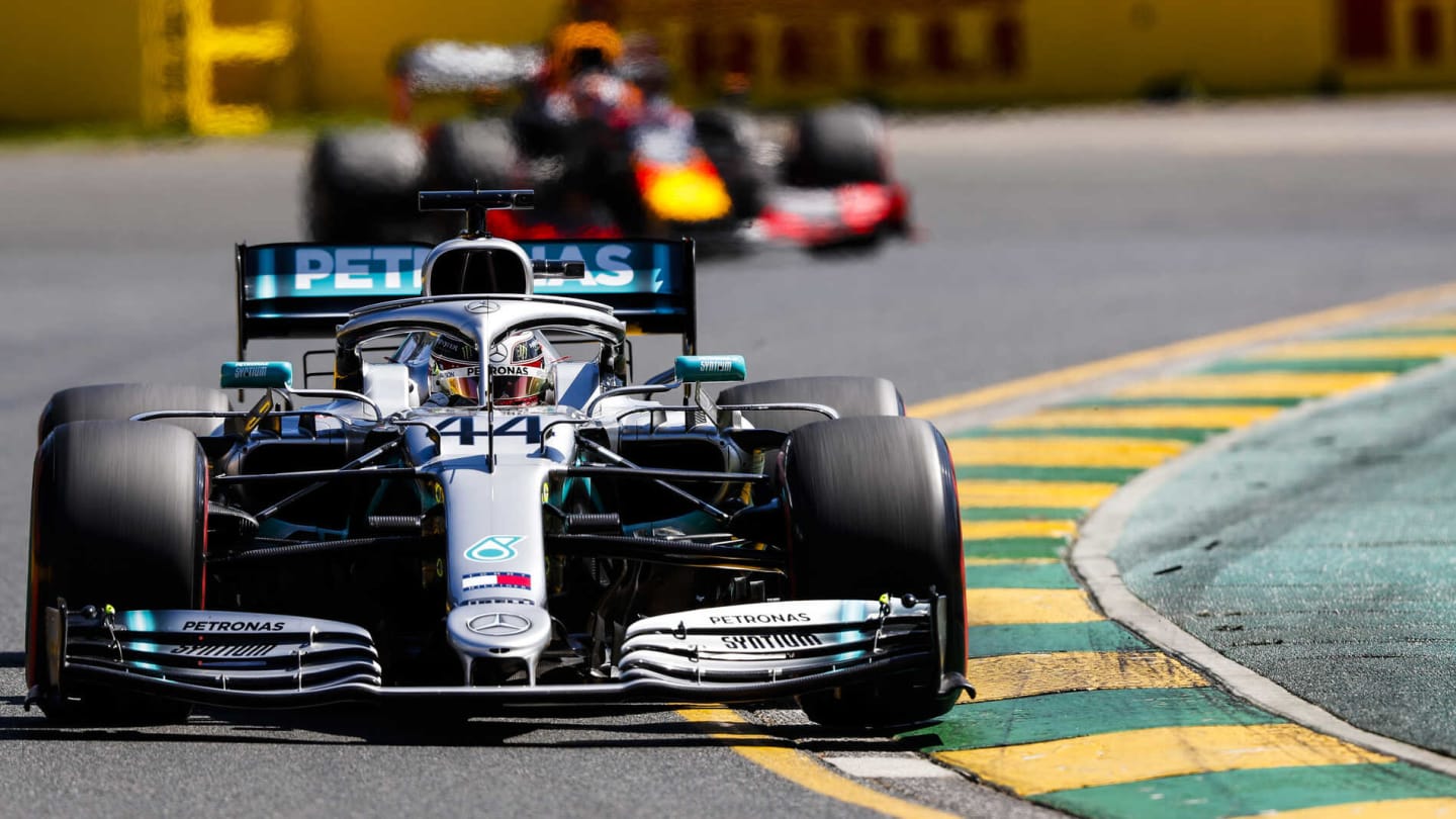 MELBOURNE GRAND PRIX CIRCUIT, AUSTRALIA - MARCH 14: Lewis Hamilton, Mercedes AMG F1 W10 during the