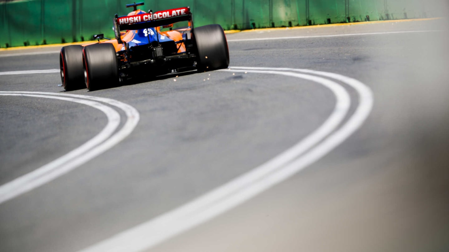 MELBOURNE GRAND PRIX CIRCUIT, AUSTRALIA - MARCH 14: Carlos Sainz Jr., McLaren MCL34 during the