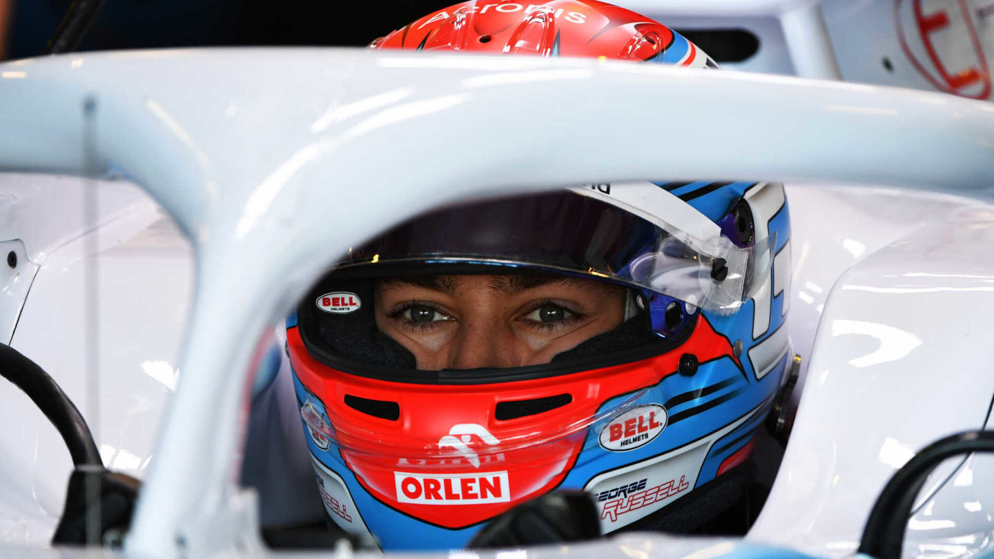 MELBOURNE GRAND PRIX CIRCUIT, AUSTRALIA - MARCH 15: George Russell, Williams Racing during the