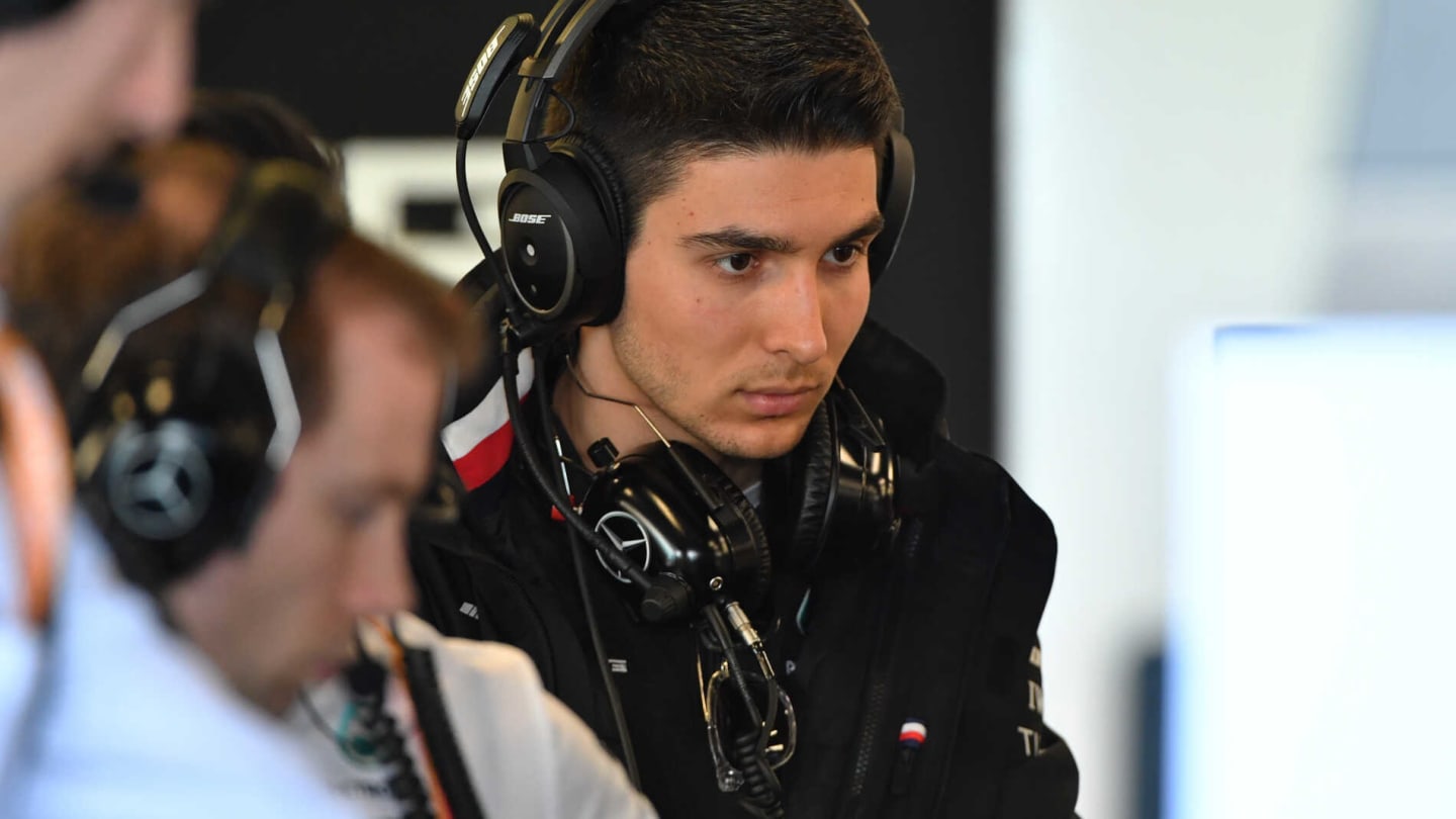 MELBOURNE GRAND PRIX CIRCUIT, AUSTRALIA - MARCH 15: Esteban Ocon, Mercedes AMG F1 during the