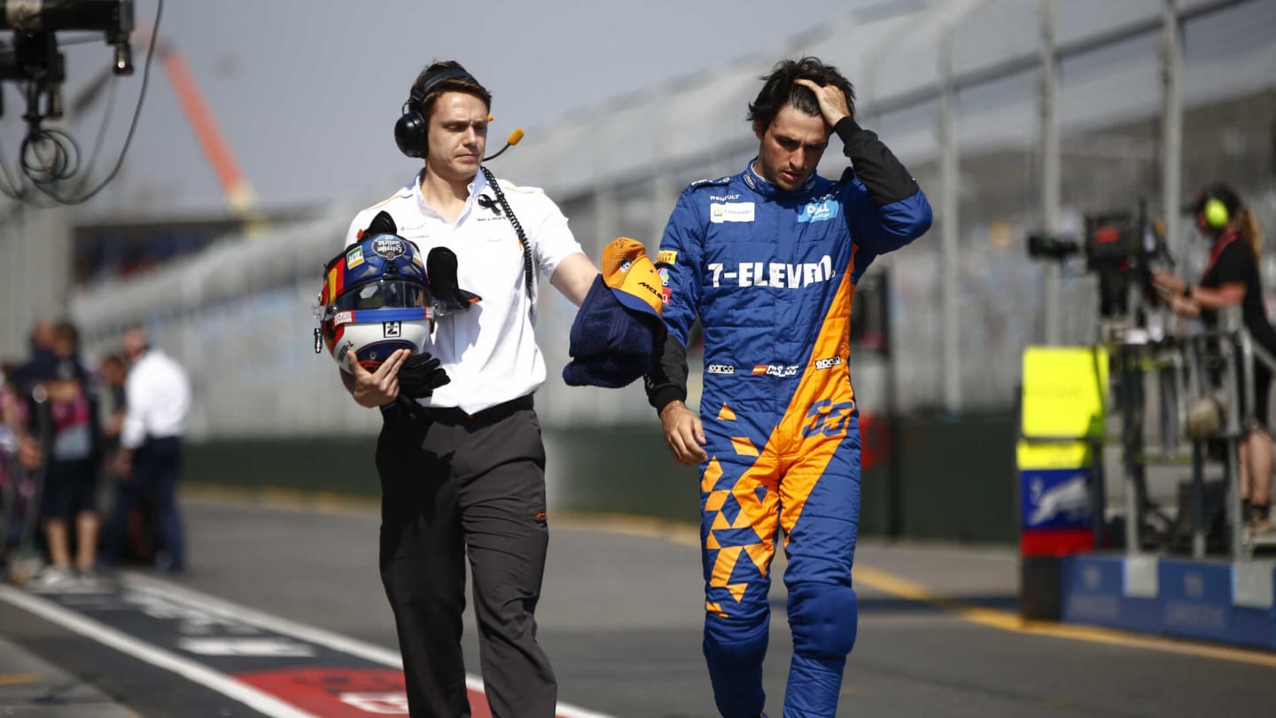 MELBOURNE GRAND PRIX CIRCUIT, AUSTRALIA - MARCH 16: Carlos Sainz Jr, McLaren during the Australian