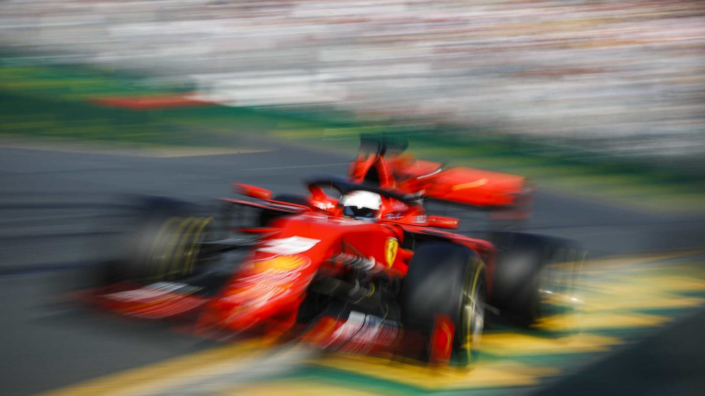 MELBOURNE GRAND PRIX CIRCUIT, AUSTRALIA - MARCH 17: Sebastian Vettel, Ferrari SF90 during the
