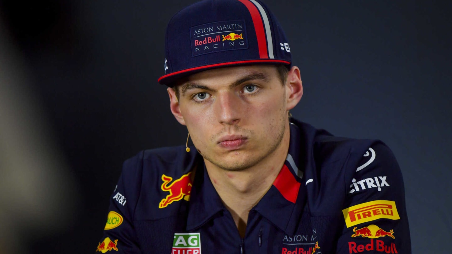 MELBOURNE GRAND PRIX CIRCUIT, AUSTRALIA - MARCH 14: Max Verstappen, Red Bull Racing in Press Conference during the Australian GP at Melbourne Grand Prix Circuit on March 14, 2019 in Melbourne Grand Prix Circuit, Australia. (Photo by Jerry Andre / Sutton Images)