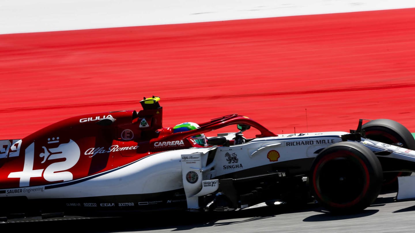 RED BULL RING, AUSTRIA - JUNE 28: Antonio Giovinazzi, Alfa Romeo Racing C38 during the Austrian GP