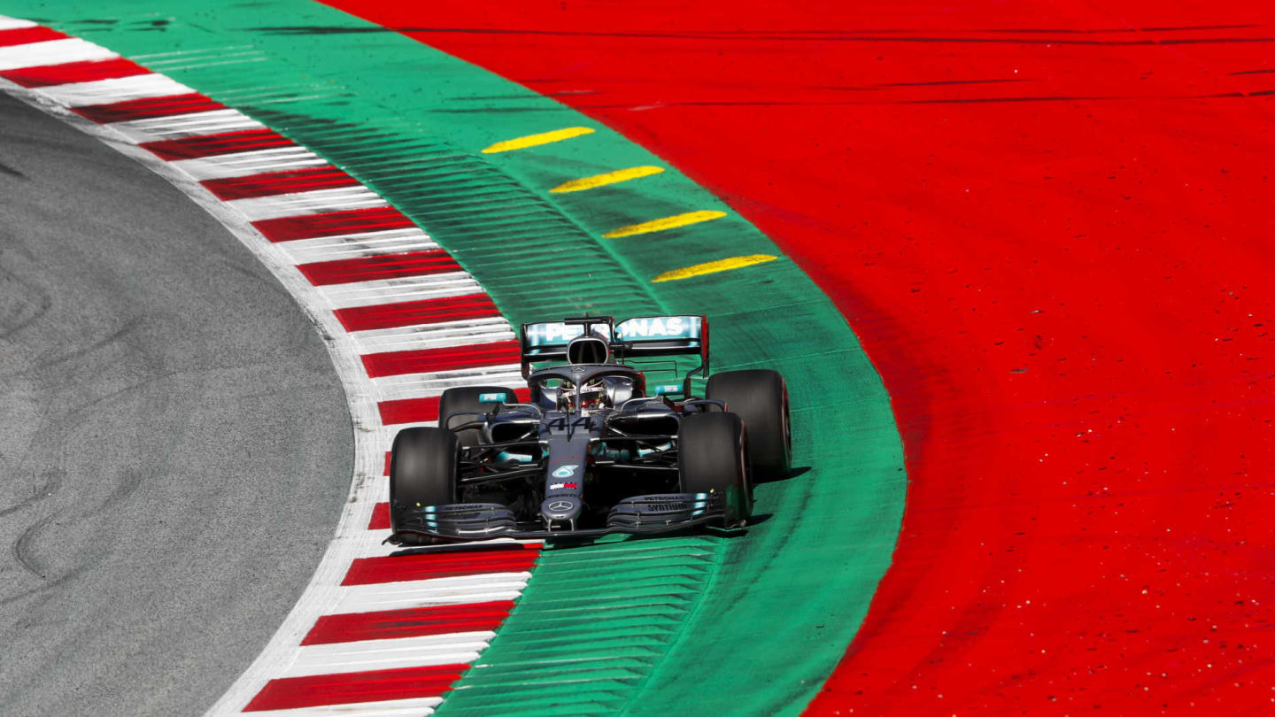 RED BULL RING, AUSTRIA - JUNE 28: Lewis Hamilton, Mercedes AMG F1 W10 during the Austrian GP at Red