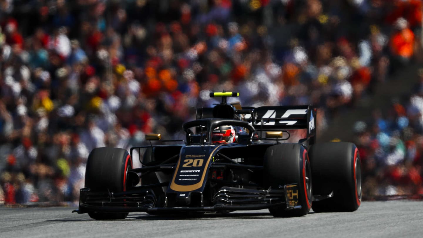 RED BULL RING, AUSTRIA - JUNE 29: Kevin Magnussen, Haas VF-19 during the Austrian GP at Red Bull