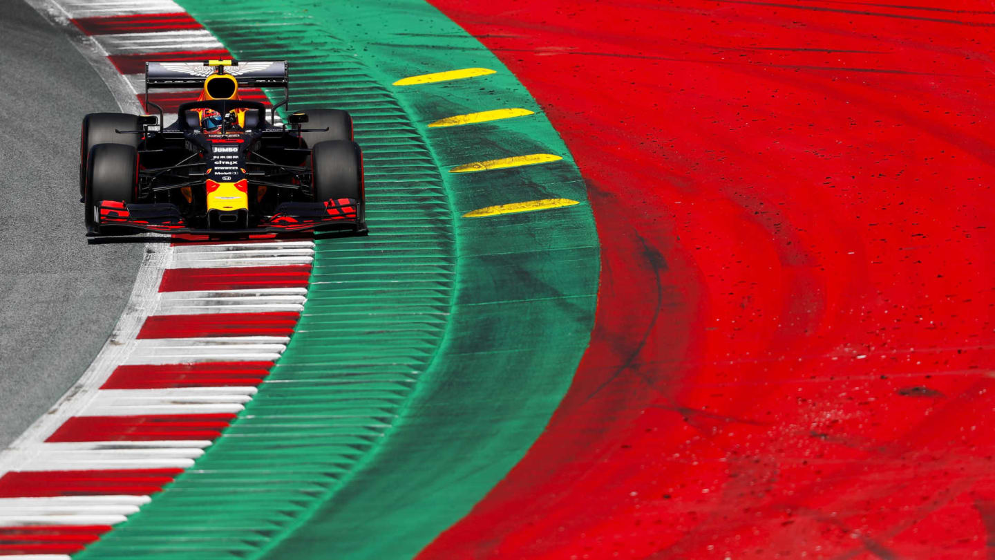 RED BULL RING, AUSTRIA - JUNE 29: Pierre Gasly, Red Bull Racing RB15 during the Austrian GP at Red