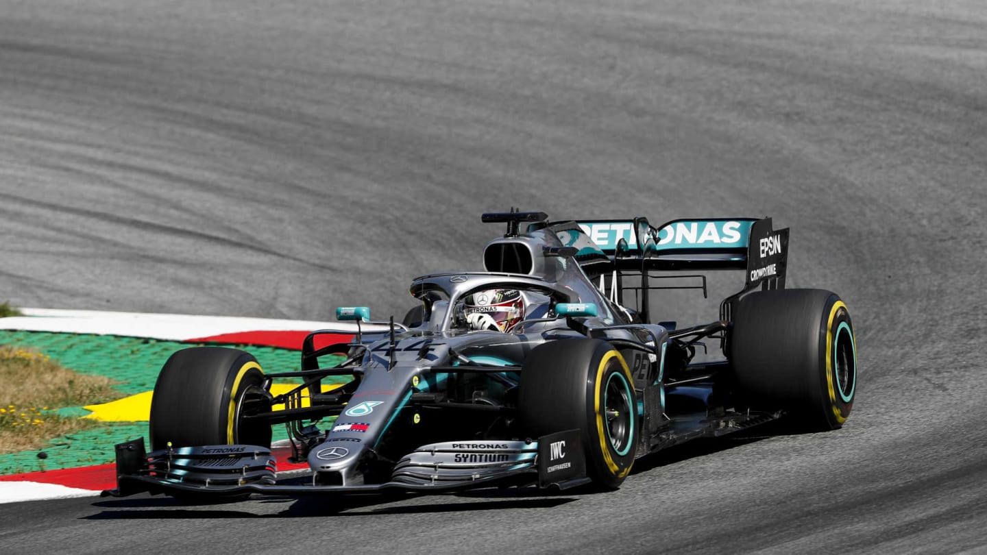 RED BULL RING, AUSTRIA - JUNE 30: Lewis Hamilton, Mercedes AMG F1 W10 during the Austrian GP at Red