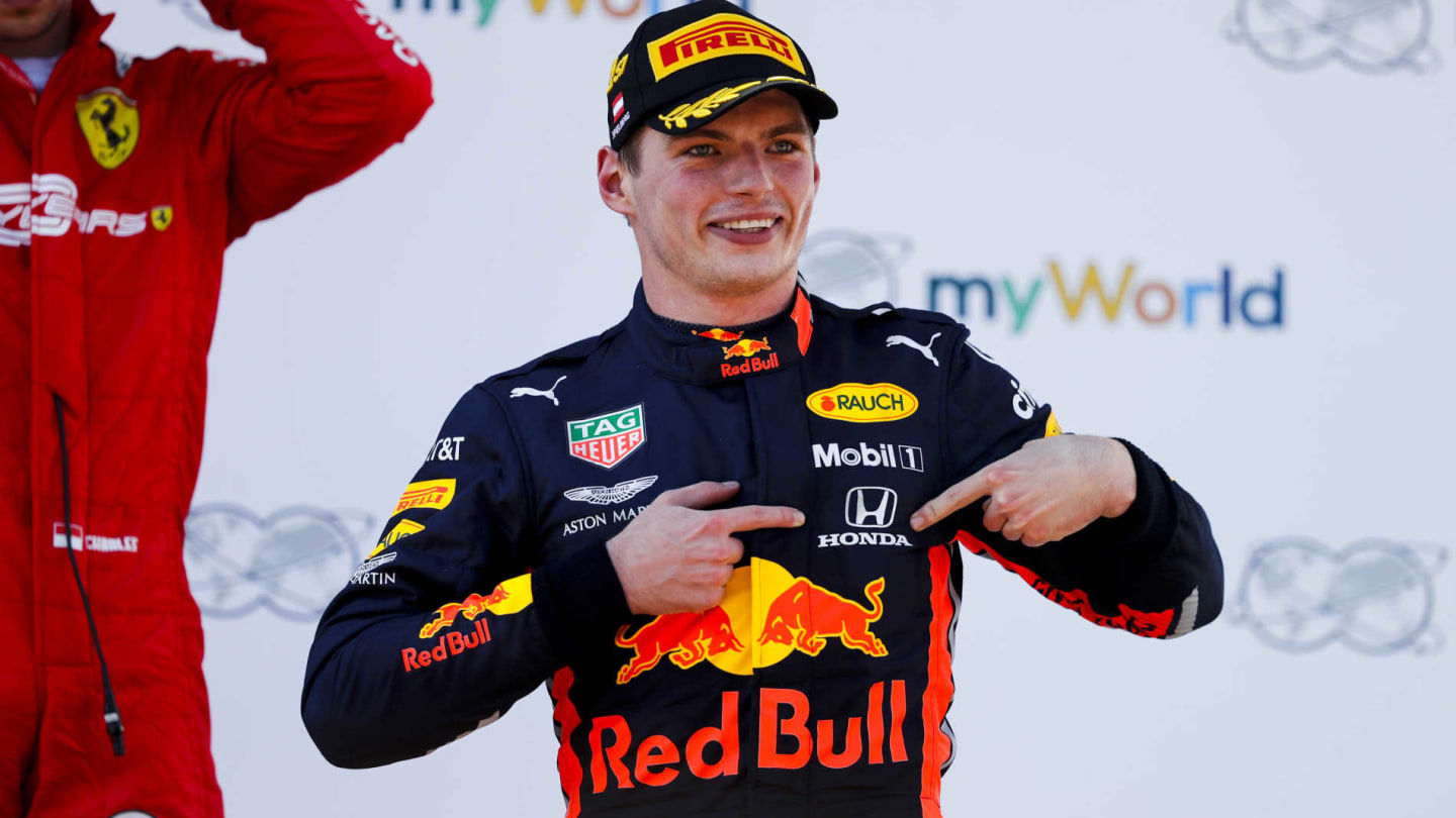 RED BULL RING, AUSTRIA - JUNE 30: Race winner Max Verstappen, Red Bull Racing celebrates on the