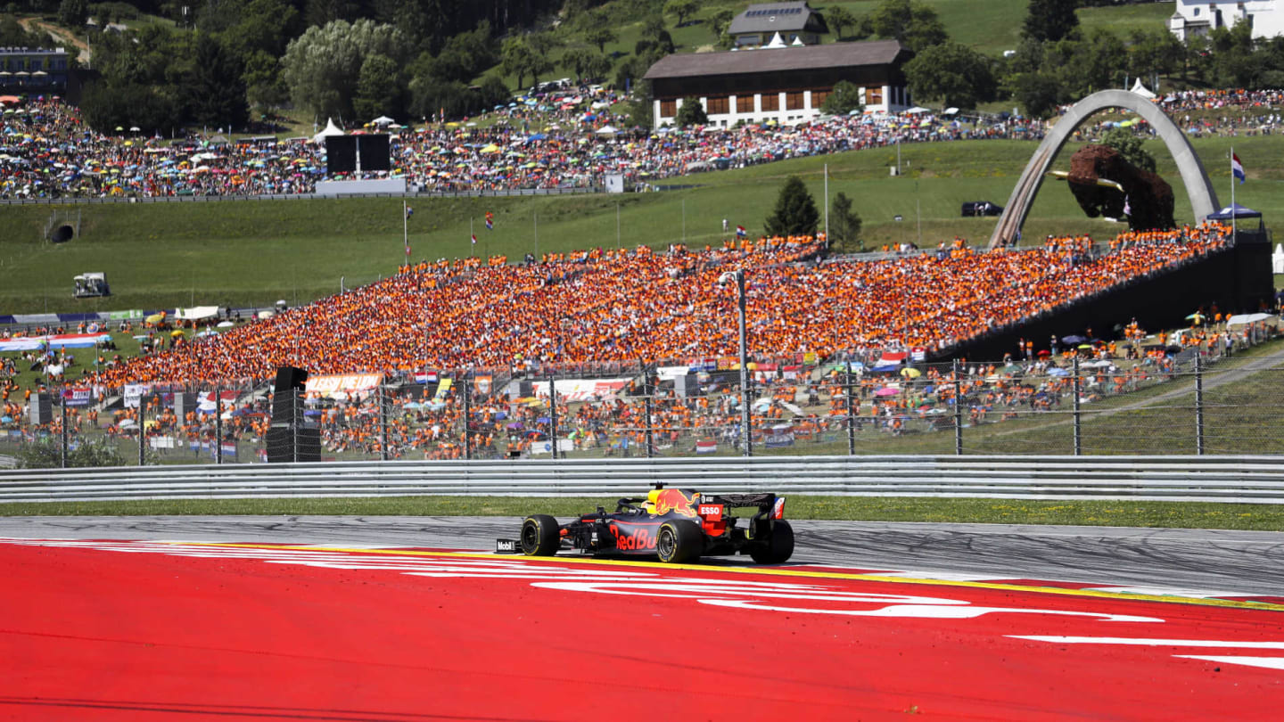 RED BULL RING, AUSTRIA - JUNE 30: Max Verstappen, Red Bull Racing RB15 during the Austrian GP at