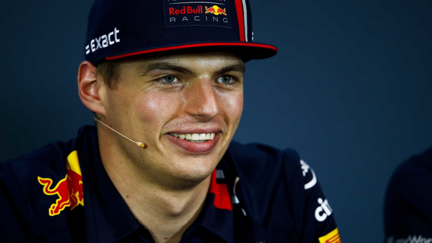 RED BULL RING, AUSTRIA - JUNE 27: Max Verstappen, Red Bull Racing in the Press Conference during