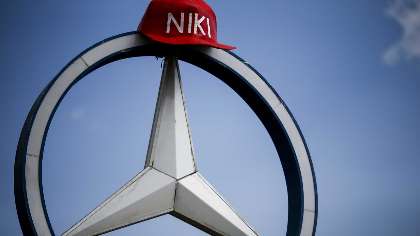 RED BULL RING, AUSTRIA - JUNE 27: Fan tribute to Niki Lauda in the Fan Village during the Austrian