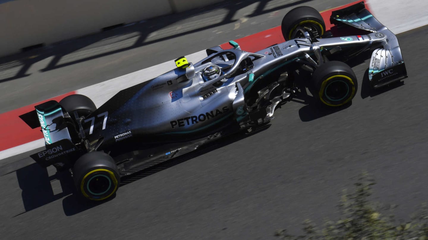 BAKU CITY CIRCUIT, AZERBAIJAN - APRIL 27: Valtteri Bottas, Mercedes AMG W10 during the Azerbaijan