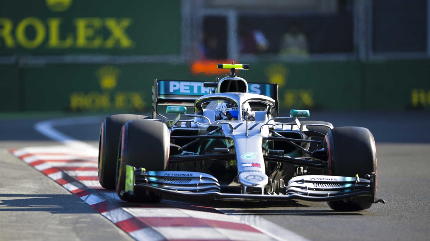 BAKU CITY CIRCUIT, AZERBAIJAN - APRIL 27: Valtteri Bottas, Mercedes AMG W10 during the Azerbaijan