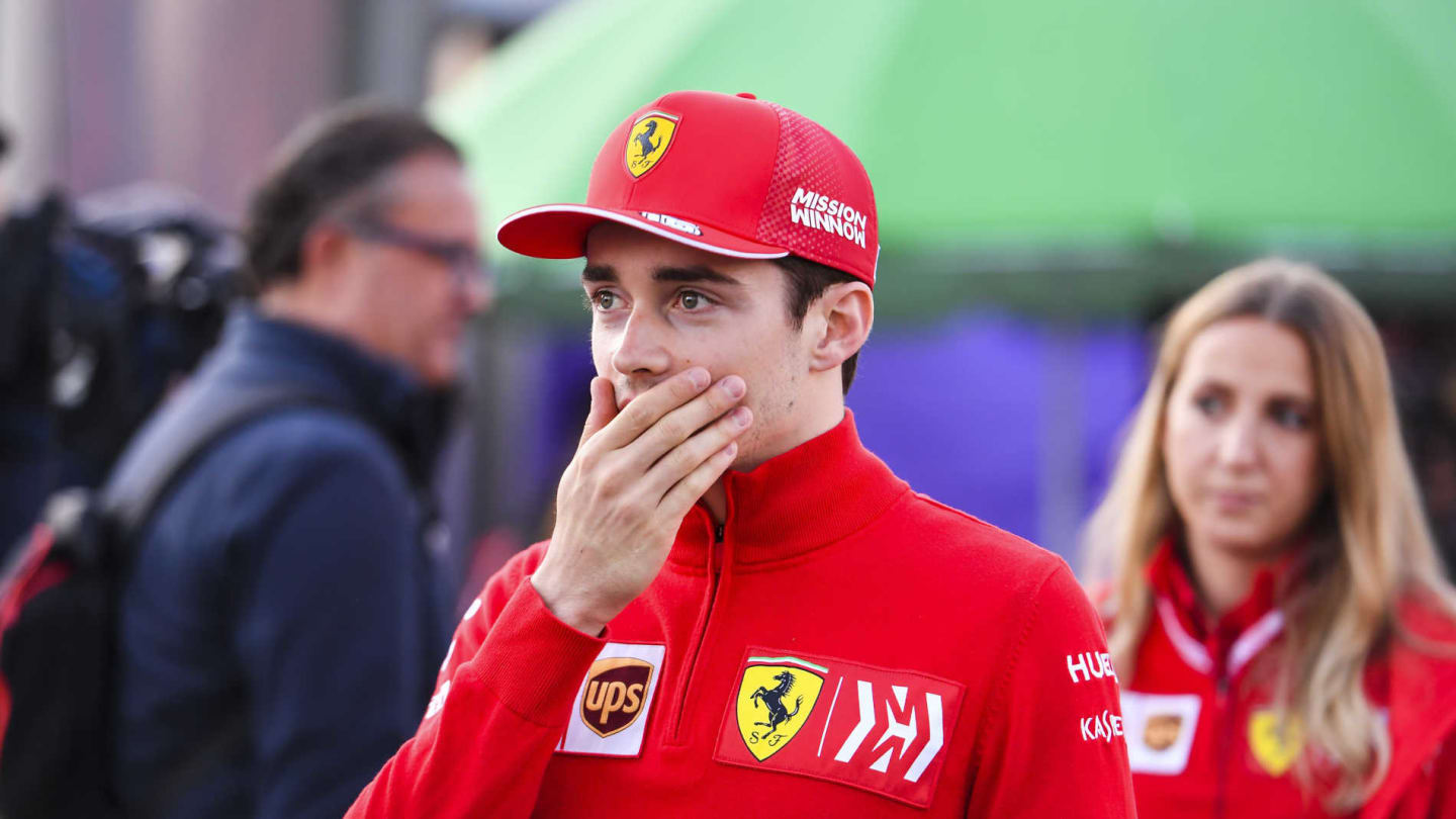 BAKU CITY CIRCUIT, AZERBAIJAN - APRIL 27: Charles Leclerc, Ferrari during the Azerbaijan GP at Baku