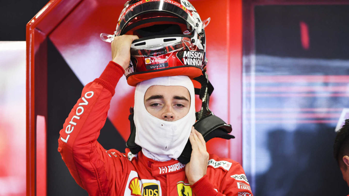 BAKU CITY CIRCUIT, AZERBAIJAN - APRIL 28: Charles Leclerc, Ferrari during the Azerbaijan GP at Baku