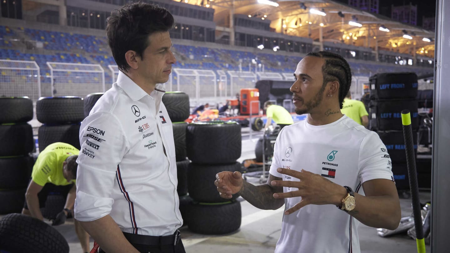 BAHRAIN INTERNATIONAL CIRCUIT, BAHRAIN - MARCH 31: Toto Wolff, Executive Director (Business),