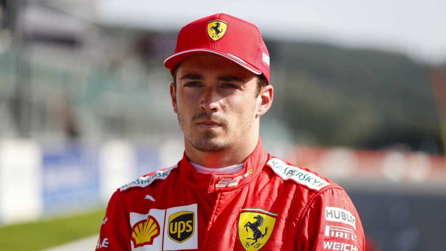 SPA-FRANCORCHAMPS, BELGIUM - AUGUST 31: Pole winner Charles Leclerc, Ferrari during the Belgian GP