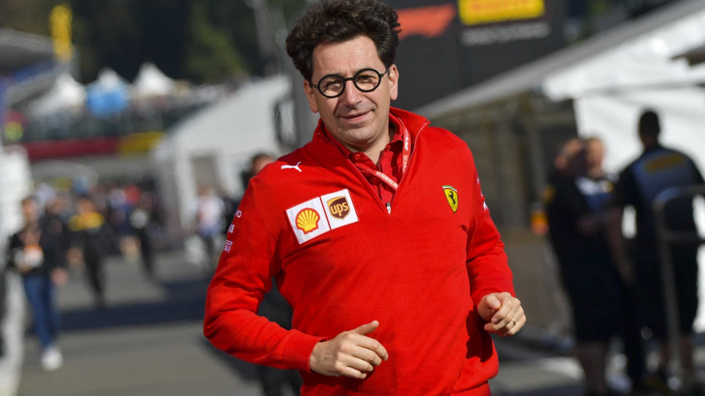 SPA-FRANCORCHAMPS, BELGIUM - AUGUST 30: Mattia Binotto, Team Principal Ferrari during the Belgian