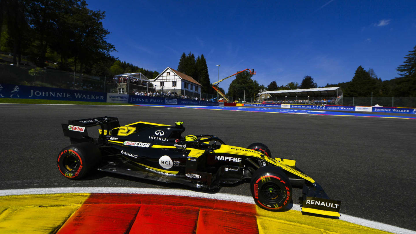 SPA-FRANCORCHAMPS, BELGIUM - AUGUST 31: Nico Hulkenberg, Renault R.S. 19 during the Belgian GP at