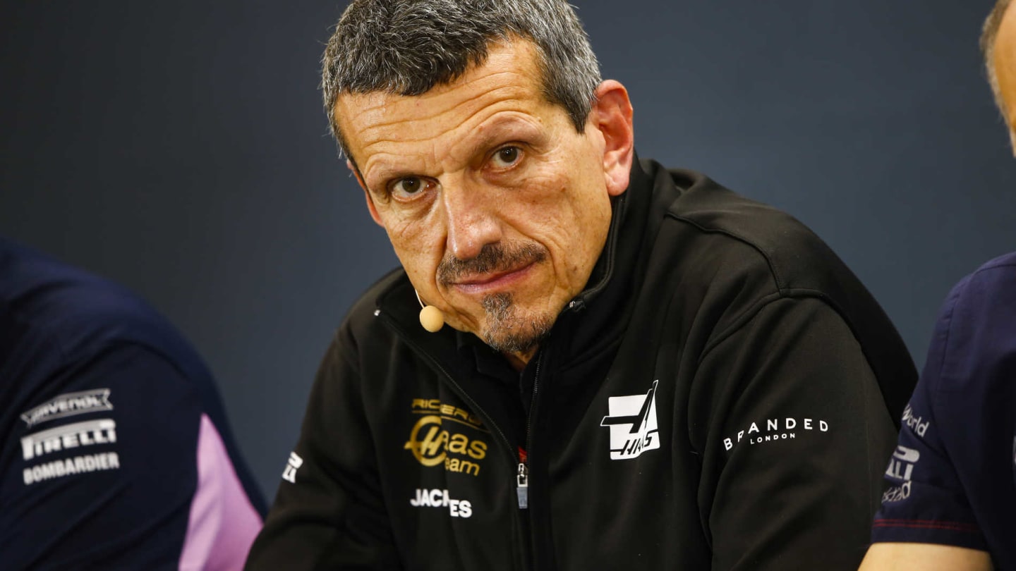 SPA-FRANCORCHAMPS, BELGIUM - AUGUST 30: Guenther Steiner, Team Principal, Haas F1, in the Team Principals Press Conference during the Belgian GP at Spa-Francorchamps on August 30, 2019 in Spa-Francorchamps, Belgium. (Photo by Andy Hone / LAT Images)