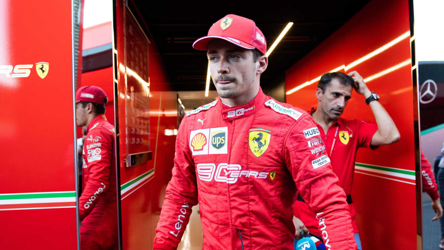 SPA-FRANCORCHAMPS, BELGIUM - AUGUST 30: Charles Leclerc, Ferrari during the Belgian GP at