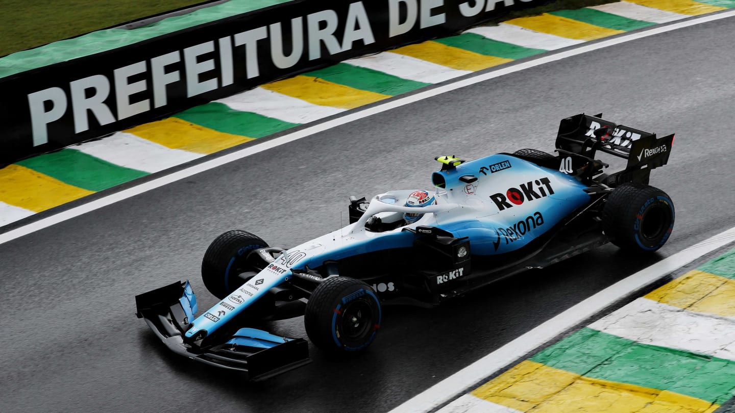 SAO PAULO, BRAZIL - NOVEMBER 15: Nicholas Latifi of Canada driving the (40) Rokit Williams Racing