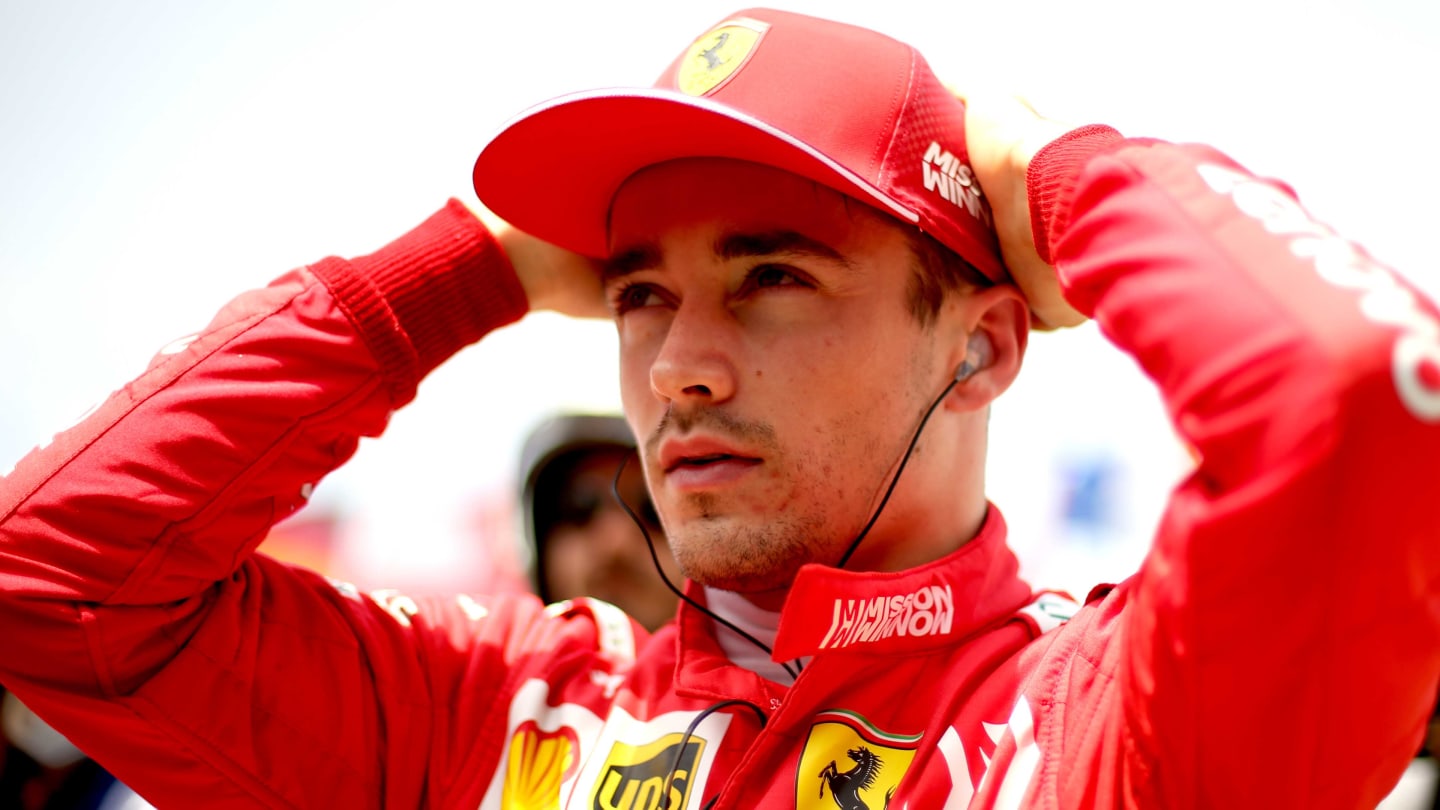 SAO PAULO, BRAZIL - NOVEMBER 17: Charles Leclerc of Monaco and Ferrari prepares to drive on the