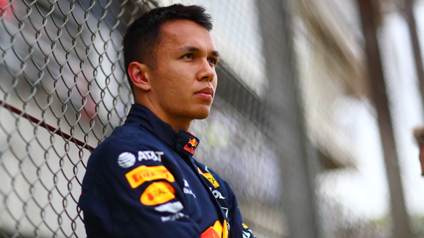SAO PAULO, BRAZIL - NOVEMBER 17: Alexander Albon of Thailand and Red Bull Racing prepares to drive