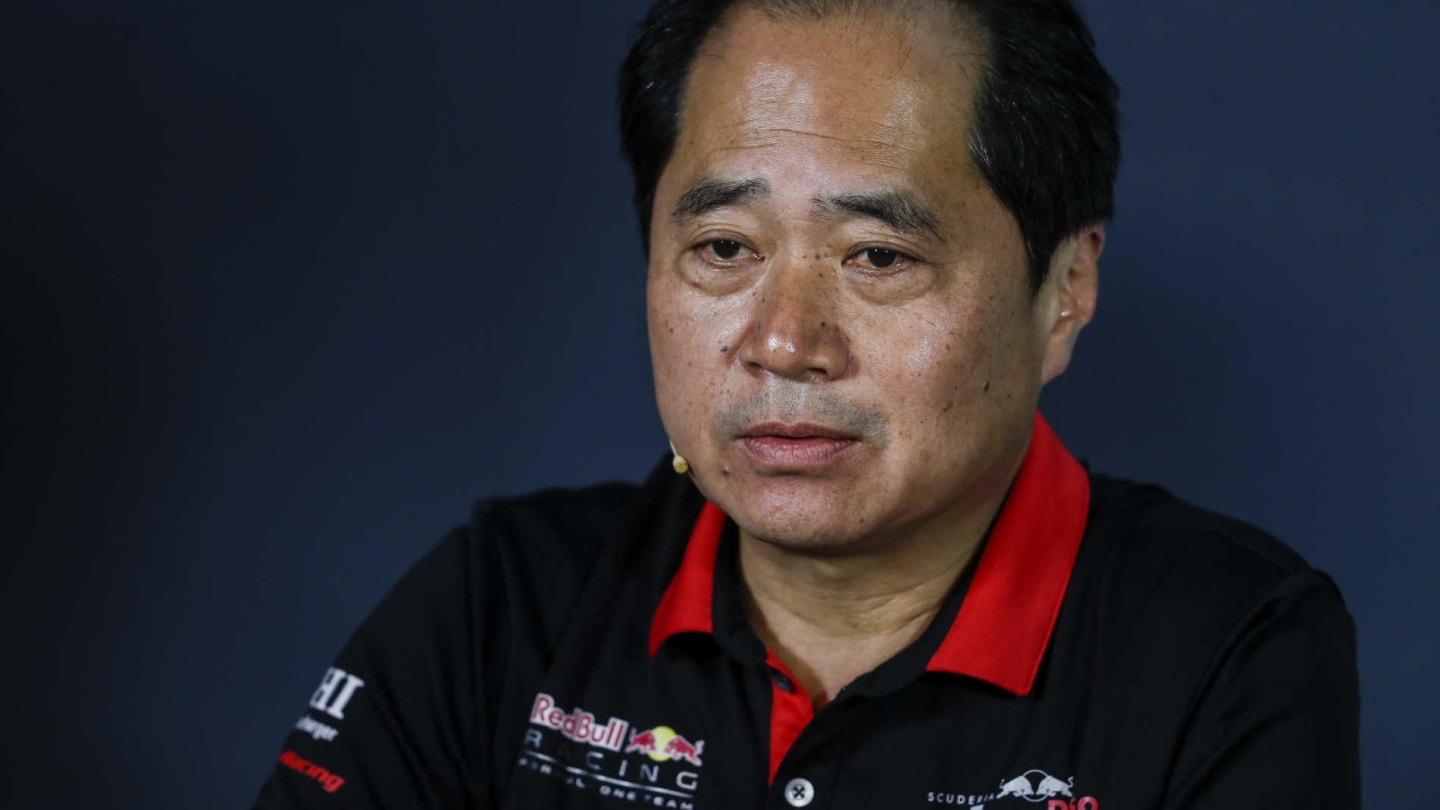 CIRCUIT GILLES-VILLENEUVE, CANADA - JUNE 07: Toyoharu Tanabe, F1 Technical Director, Honda, in the Team Principals Press Conference during the Canadian GP at Circuit Gilles-Villeneuve on June 07, 2019 in Circuit Gilles-Villeneuve, Canada. (Photo by Zak Mauger / LAT Images)