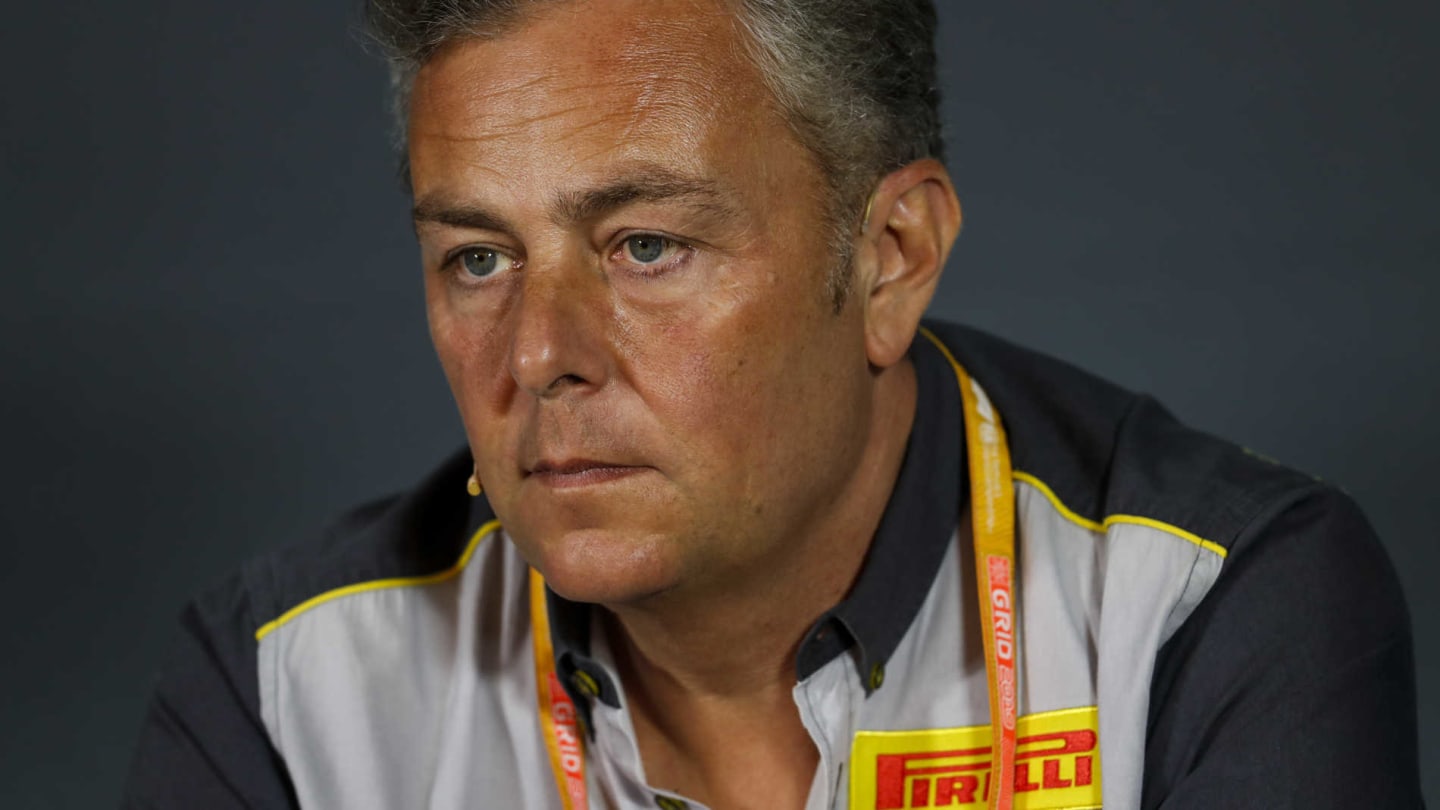 CIRCUIT GILLES-VILLENEUVE, CANADA - JUNE 07: Mario Isola, Racing Manager, Pirelli Motorsport, in the Team Principals Press Conference during the Canadian GP at Circuit Gilles-Villeneuve on June 07, 2019 in Circuit Gilles-Villeneuve, Canada. (Photo by Zak Mauger / LAT Images)
