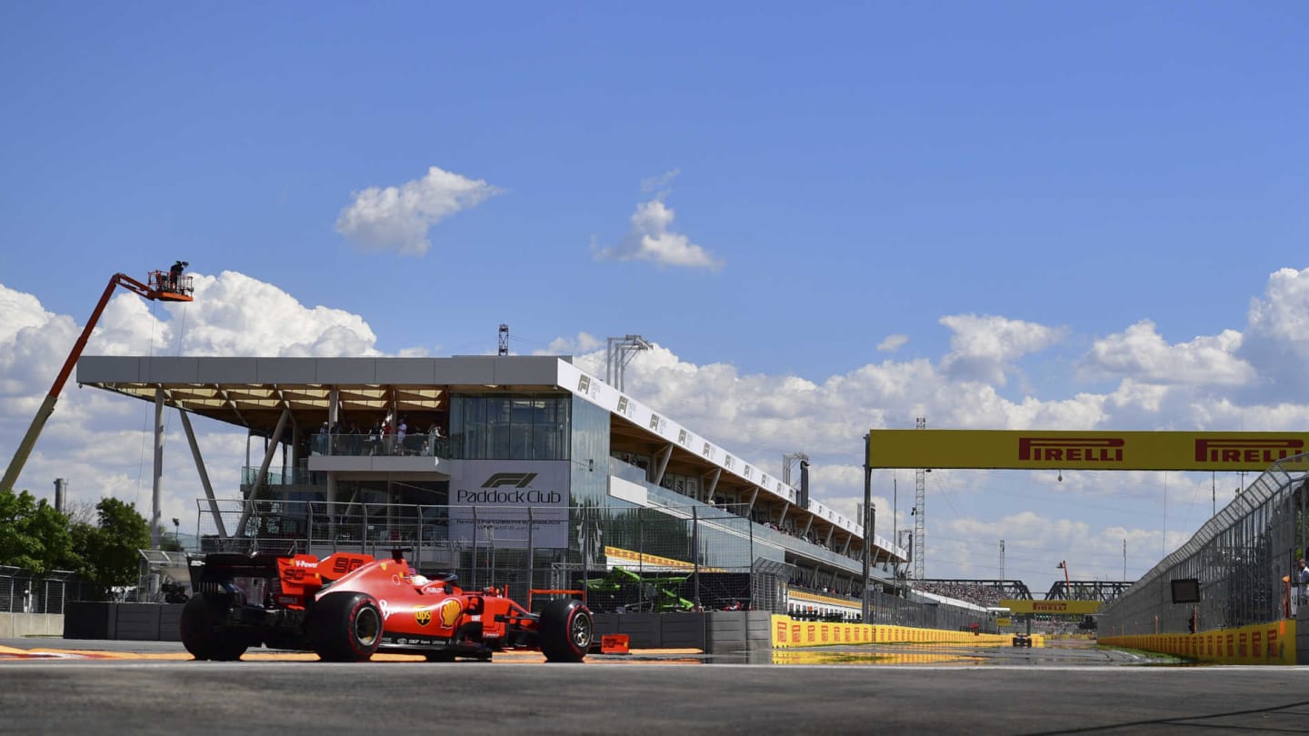 CIRCUIT GILLES-VILLENEUVE, CANADA - JUNE 07: Sebastian Vettel, Ferrari SF90 during the Canadian GP