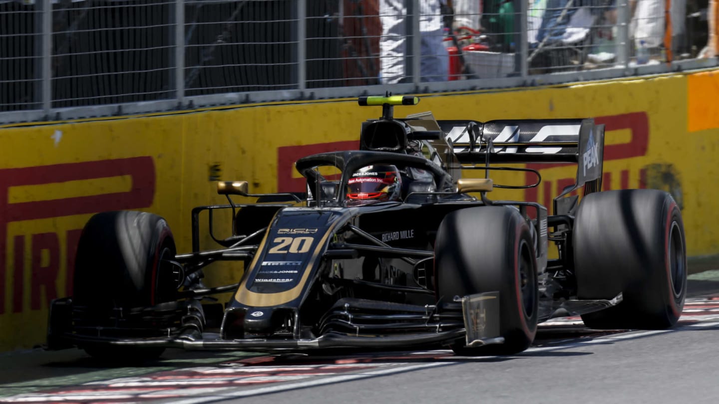 CIRCUIT GILLES-VILLENEUVE, CANADA - JUNE 08: Kevin Magnussen, Haas VF-19 during the Canadian GP at Circuit Gilles-Villeneuve on June 08, 2019 in Circuit Gilles-Villeneuve, Canada. (Photo by Joe Portlock / LAT Images)