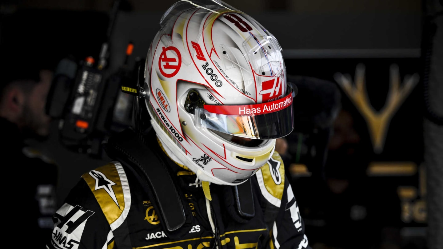 SHANGHAI INTERNATIONAL CIRCUIT, CHINA - APRIL 12: Romain Grosjean, Haas F1 during the Chinese GP at Shanghai International Circuit on April 12, 2019 in Shanghai International Circuit, China. (Photo by Mark Sutton / Sutton Images)