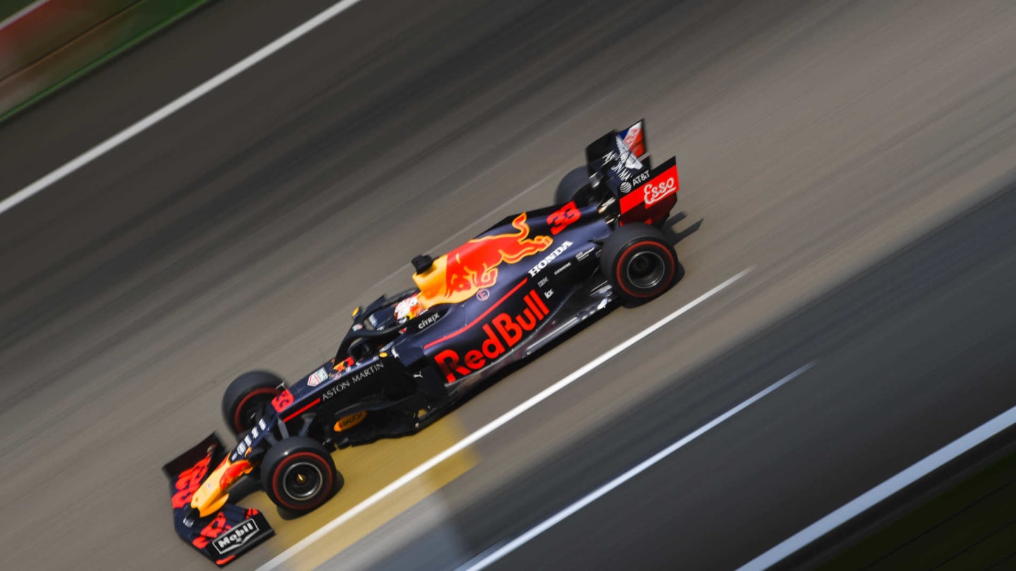 SHANGHAI INTERNATIONAL CIRCUIT, CHINA - APRIL 12: Max Verstappen, Red Bull Racing RB15 during the