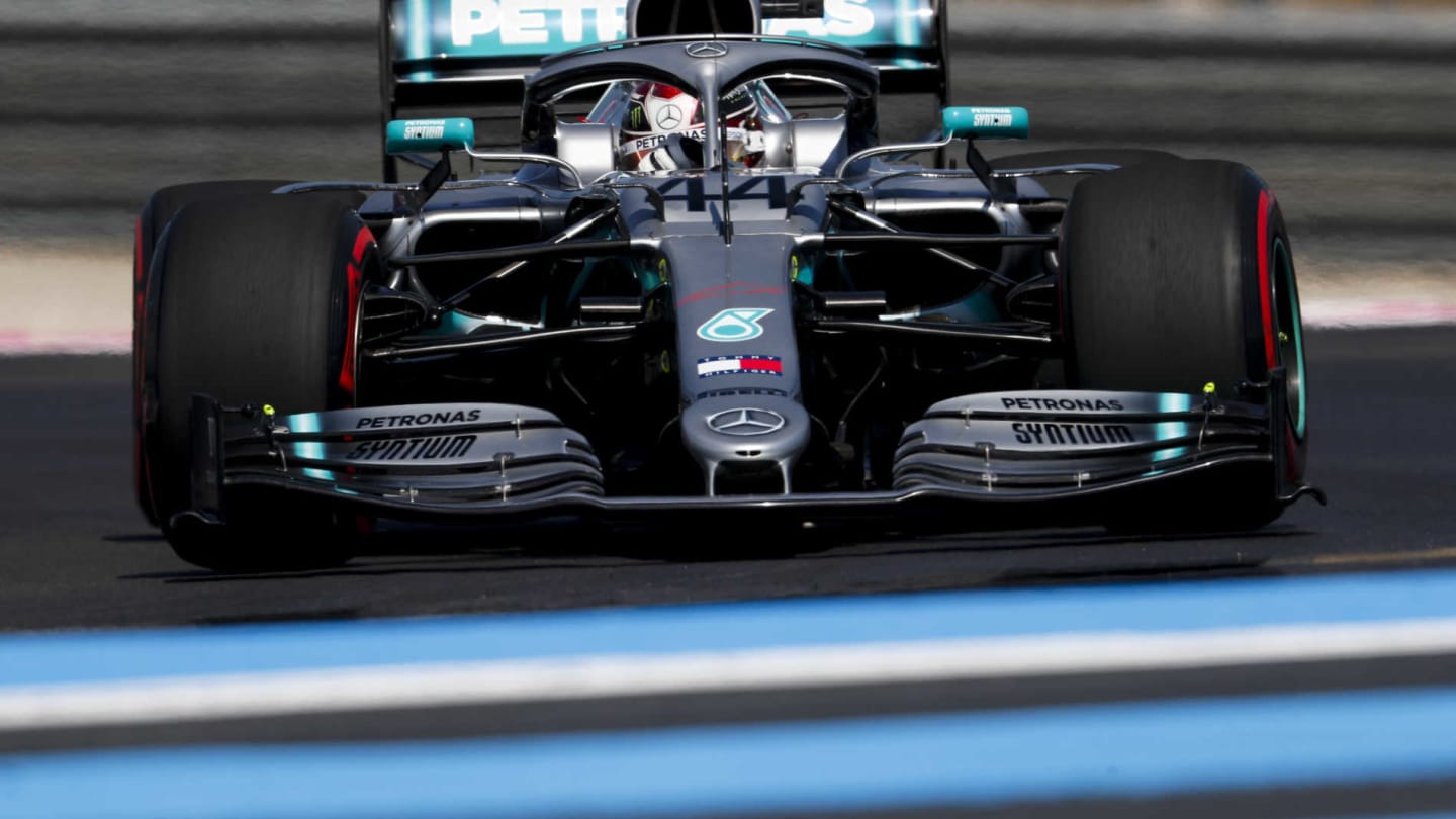 CIRCUIT PAUL RICARD, FRANCE - JUNE 21: Lewis Hamilton, Mercedes AMG F1 W10 during the French GP at